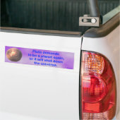 pluto eist een planeet opnieuw… bumpersticker (Op Truck)