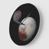 Pluto en Charon NASA New Horizons Klok (Hoek)