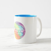 "Pluto est toujours une planète" Illustration Mug (Devant droit)
