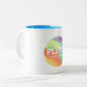 "Pluto est toujours une planète" Illustration Mug (Devant gauche)