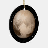 Pluto Heart-Uitzicht Keramisch Ornament (Rechts)