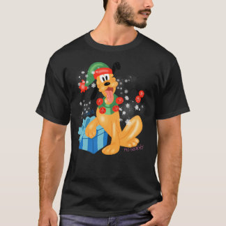 Pluto Hond Mickey Kerst T-shirt