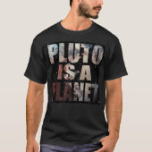 Pluto is een planeet t-shirt (Voorkant)