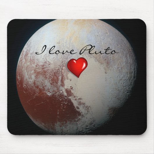 Pluto liefhebbers muismat (Voorkant)