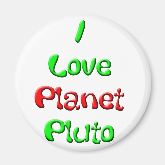 Pluto Magneet (Voorkant)