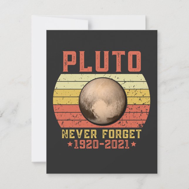 pluto NEVER FORGET (Voorkant)