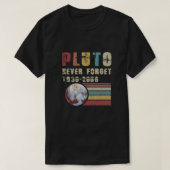 Pluto Never Forget 1936-2006 Planet tshirt (Design devant)