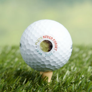 Pluto Nooit vergeten 1930-2006 Planet Retro Golfballen