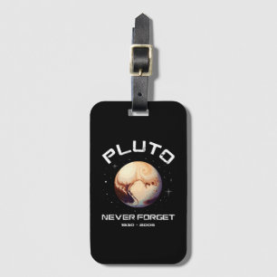 Pluto Nooit Vergeten Bagagelabel