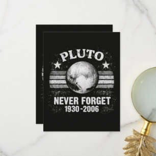 Pluto Nooit Vergeten Bedankkaart