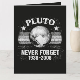 Pluto Nooit Vergeten Bedankkaart