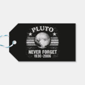 Pluto Nooit Vergeten Cadeaulabel (Achterkant Horizontaal)