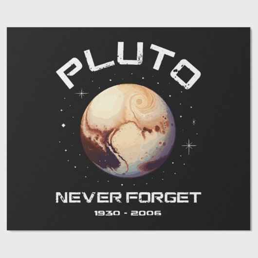 Pluto Nooit Vergeten Cadeaupapier (Vlak)