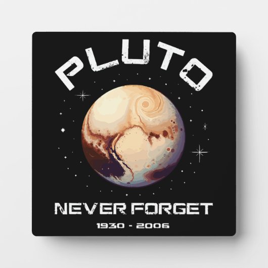 Pluto Nooit Vergeten Fotoplaat (Voorkant)
