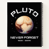 Pluto Nooit Vergeten Notitieboek (Achterkant)