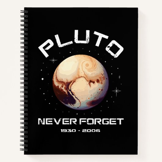 Pluto Nooit Vergeten Notitieboek (Voorkant)