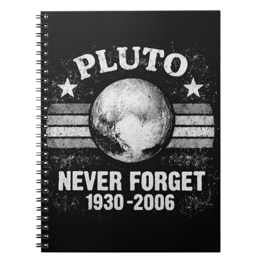 Pluto Nooit Vergeten Notitieboek (Voorkant)