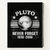 Pluto Nooit Vergeten Notitieboek (Achterkant)