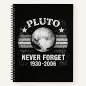 Pluto Nooit Vergeten Notitieboek (Voorkant)