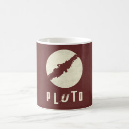 Pluto Planeet Ruimte Design Mok