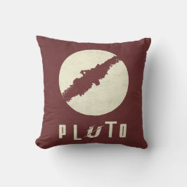 Pluto Planeet Ruimte Design Worp Kussen