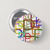 pluto ronde button 5,7 cm (Voorkant /achterkant)