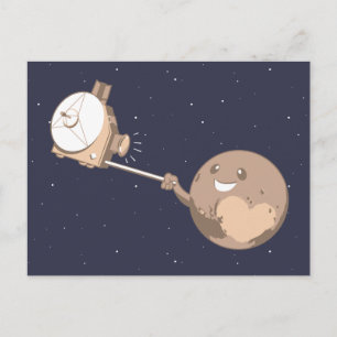 Pluto Selfie Briefkaart