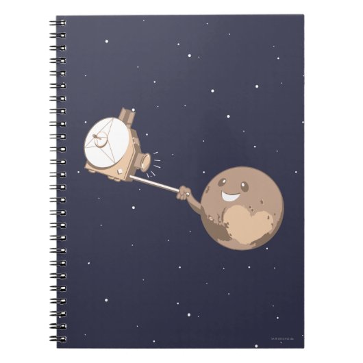 Pluto Selfie Notitieboek (Voorkant)