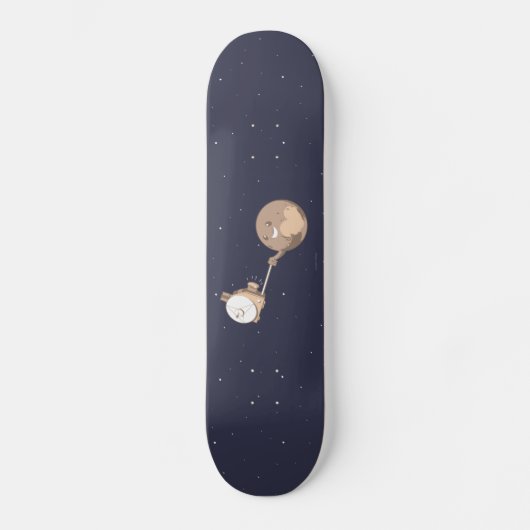 Pluto Selfie Skateboard (Voorkant)
