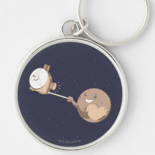 Pluto Selfie Sleutelhanger