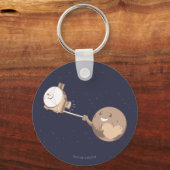 Pluto Selfie Sleutelhanger (Voorkant)