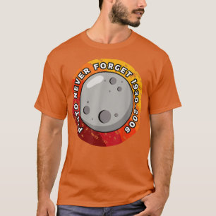 Pluto vergeet nooit 1930-2006 t-shirt