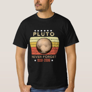 Pluto vergeet nooit 1930-2006 t-shirt