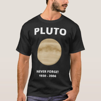 Pluto vergeet nooit t-shirt