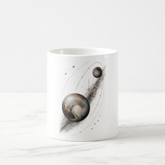 Pluto Verre Omen Dwergplaneet Mok (Center)