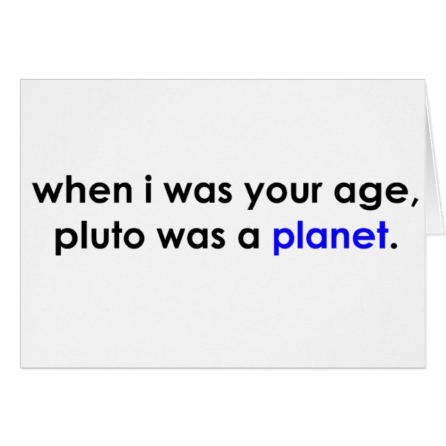 Pluto was een planeet?!? (Voorkant Horizontaal)