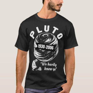 Pluto We Knew Ye - Wit T-shirt