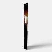 Pluto yellow planeet 3d universum space illustrati Case-Mate iPhone case (Achterkant / Rechts)