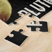 Pluto yellow planeet 3d universum space illustrati legpuzzel (Zijkant)