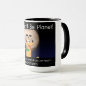 Pluto zal planeet Mug zijn Mok (Voorkant rechts)