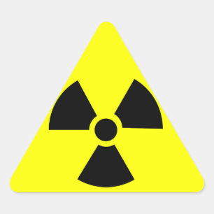 Plutonium Driehoek Sticker