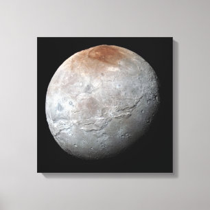 Pluto's grootste maan: Charon Canvas Afdruk