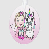 Plutôt Blonde Fairy & Rainbow Unicorn & Butterfly (devant)