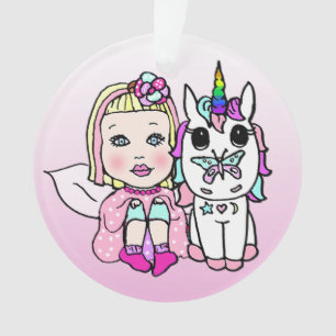 Plutôt Blonde Fairy & Rainbow Unicorn & Butterfly