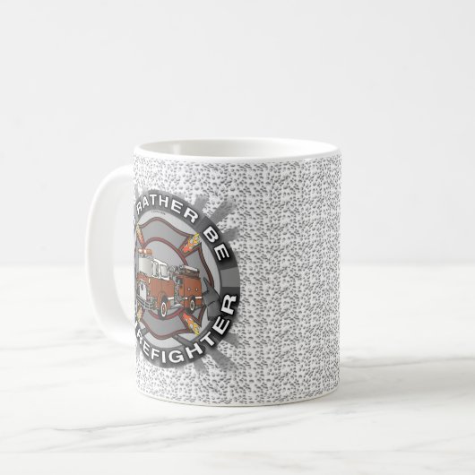 Plutôt être pompier mug (Devant gauche)