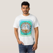 Plutôt être voilier Voilier T-shirt bateau (Devant entier)
