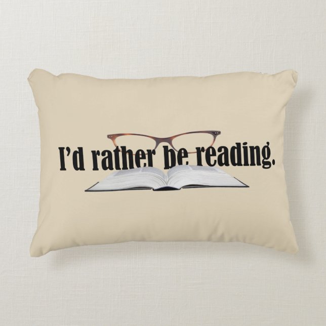 Plutôt Lecture | Coussin d'accents de lecture (Devant)