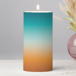 Plutôt Ombre Sunny Orange & Turquoise Blue Gradien