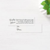 Plutôt Pas Envelopper Fête des mariées Mini Carte  (Bureau)