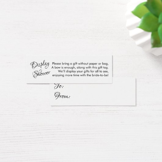 Plutôt Pas Envelopper Fête des mariées Mini Carte  (Bureau)